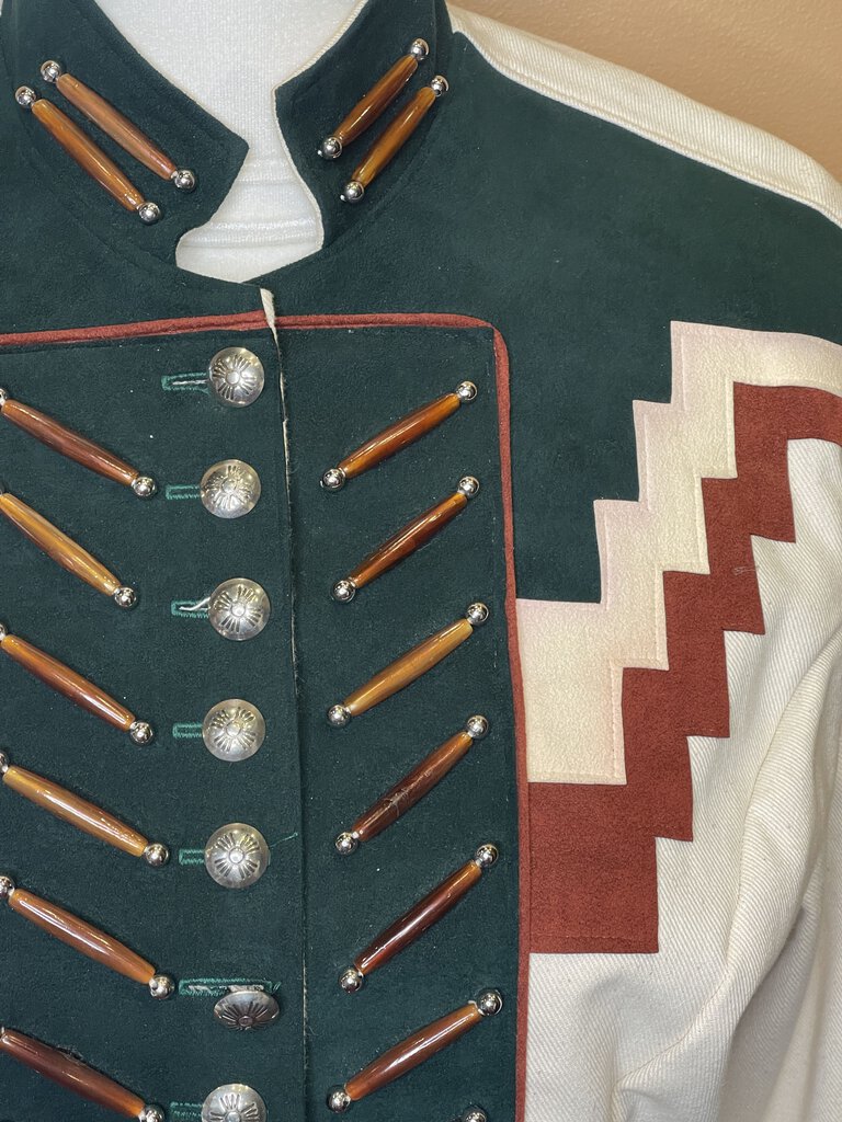 WESTERN JACKET GREEN/BROWN