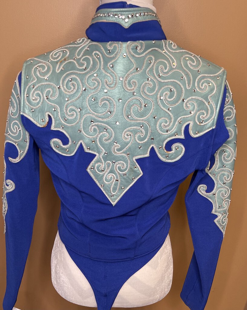 WESTERN SHIRT WITH JACKET BLUE/SEAFOAM