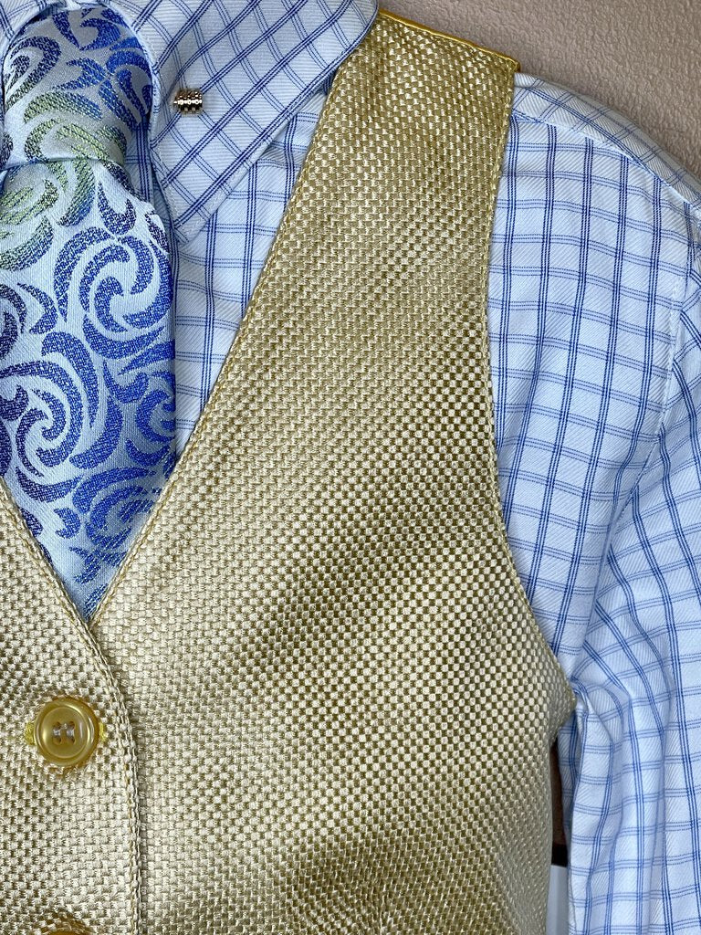 BLUE CHECK SHIRT BECKER BROTHERS