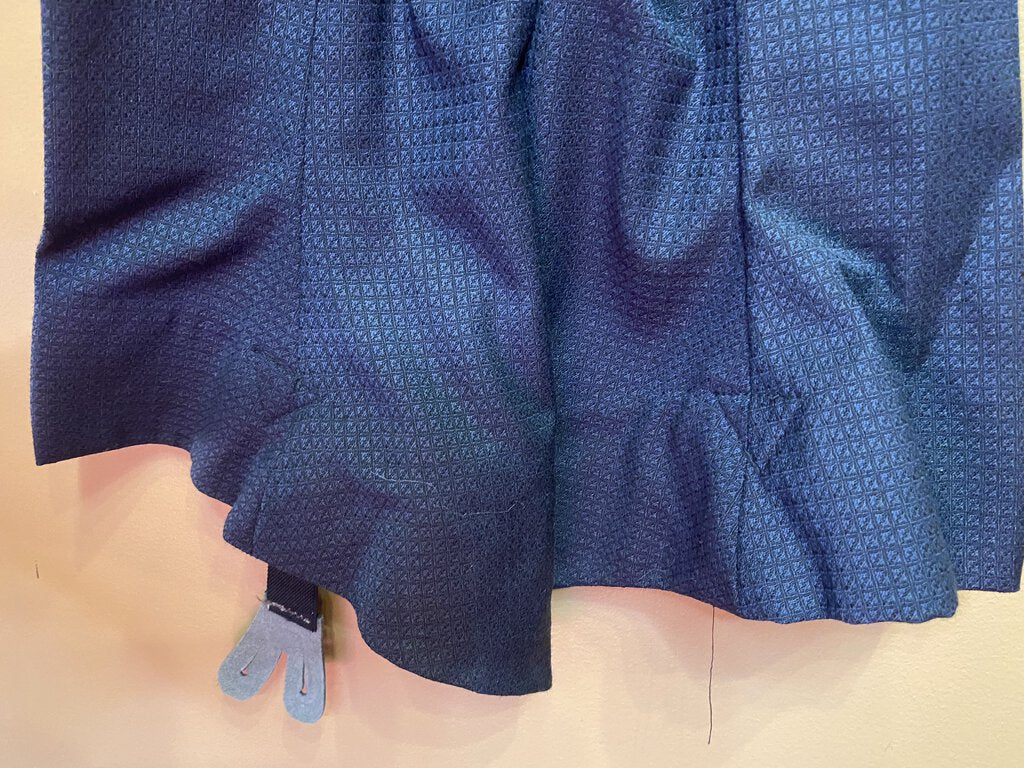 NAVY FORMAL JODS WITH SQUARE PATTERN
