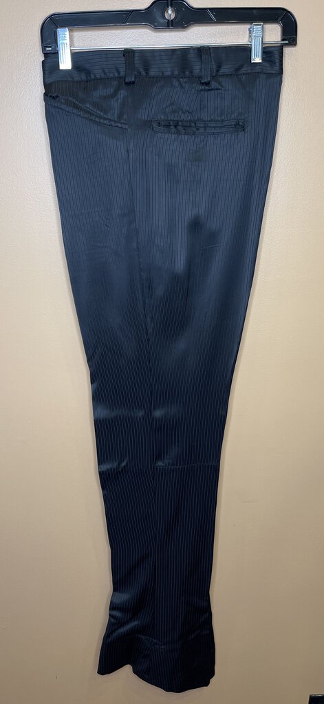 BLACK PINSTRIPE WITH SHEEN DAY SUIT