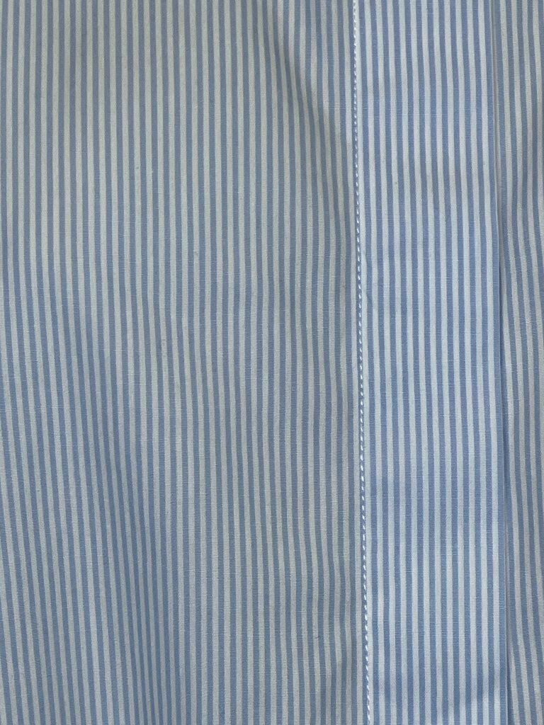 BLUE STRIPE MARSHA DEARRIAGA SHIRT