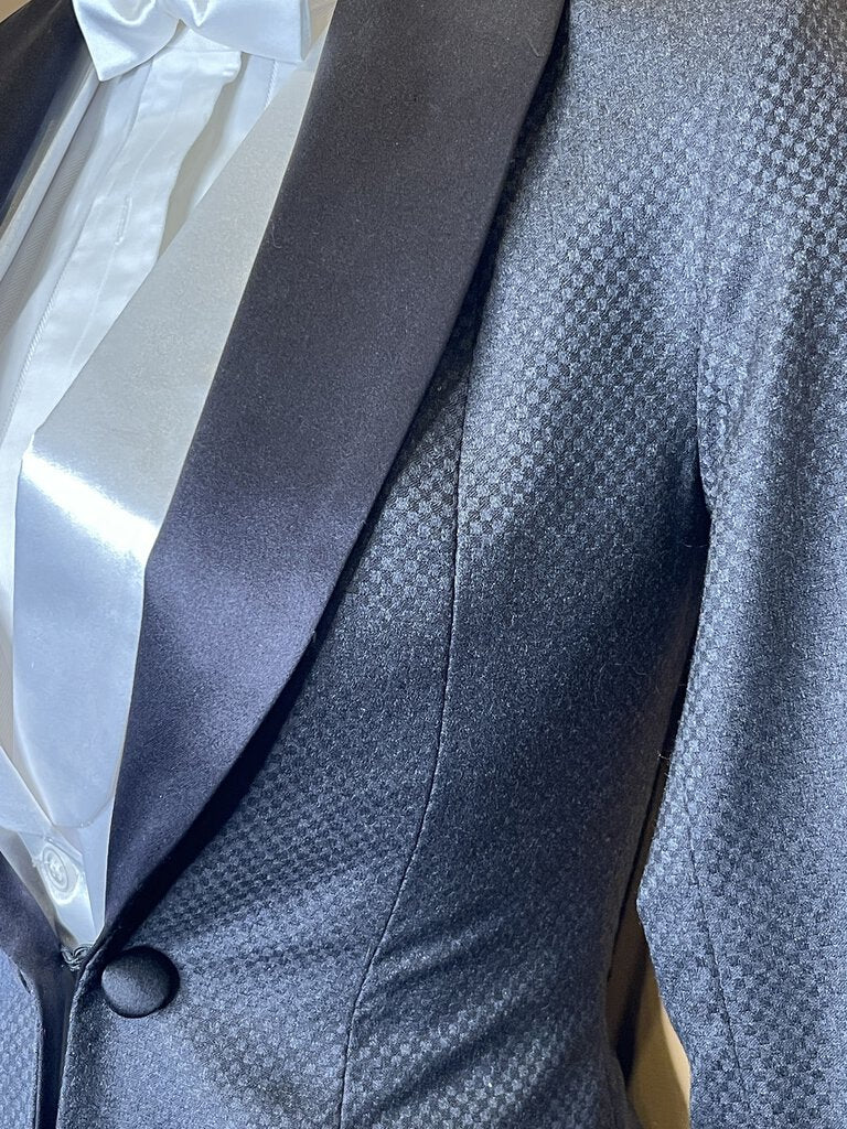 CHARCOAL GRAY FORMAL BETTY BERDINE