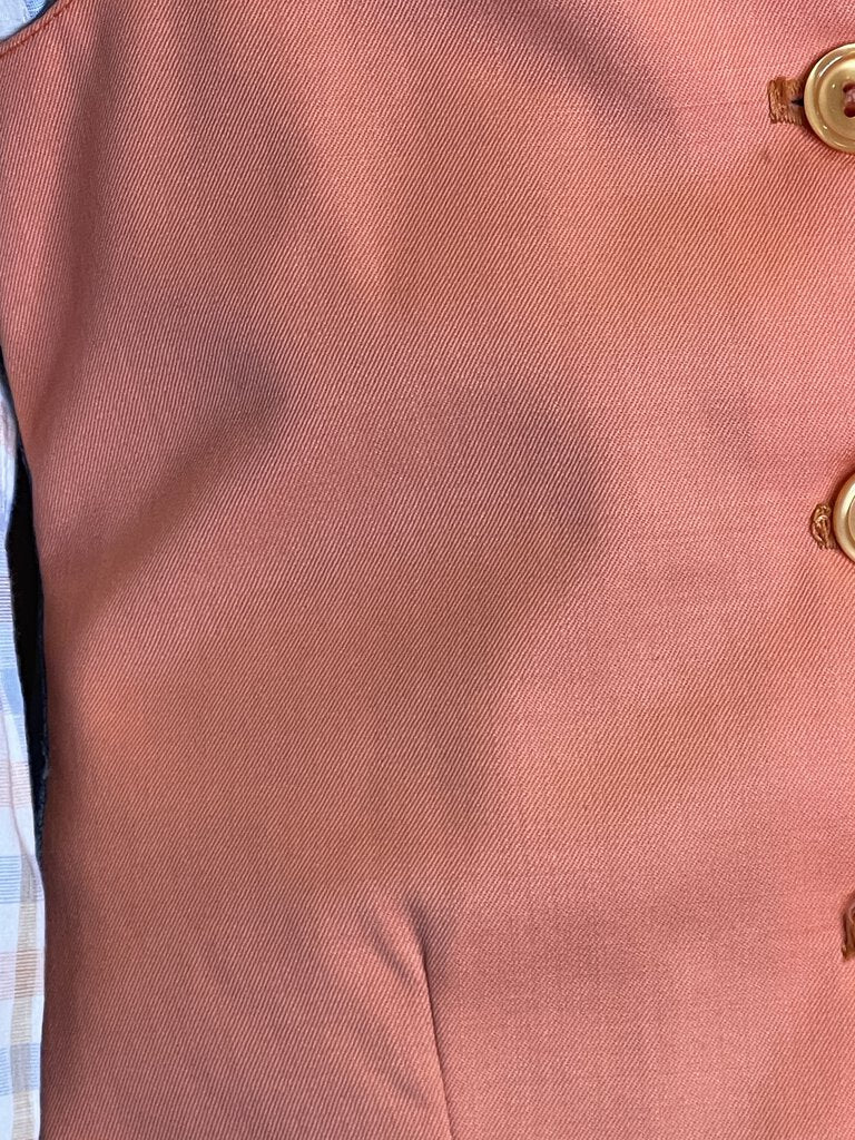 ORANGE BECKER BROTHERS VEST