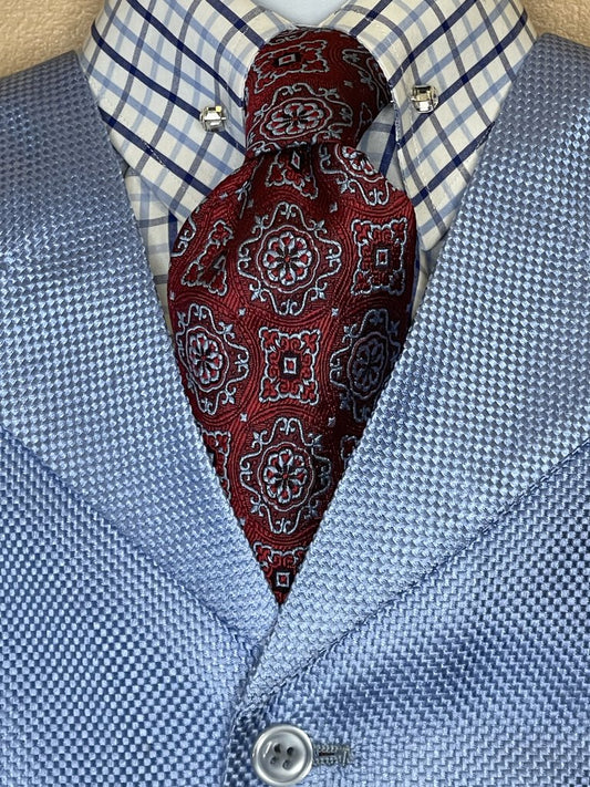 RED AND BLUE TIE