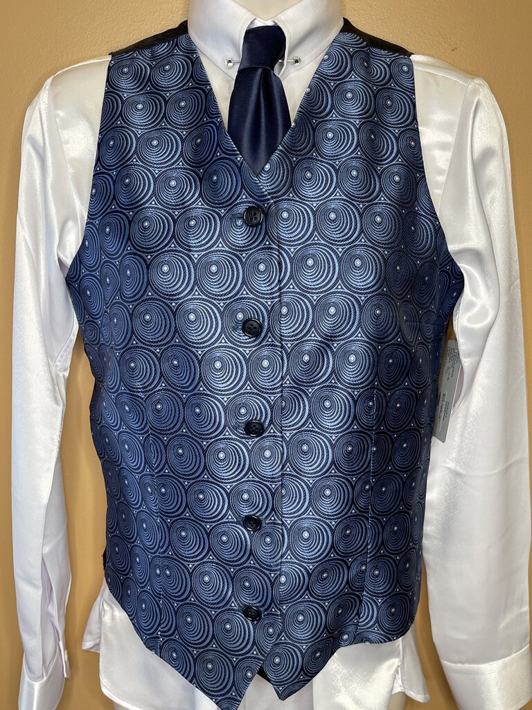 BLUE SWIRL VEST BETTY BERDINE