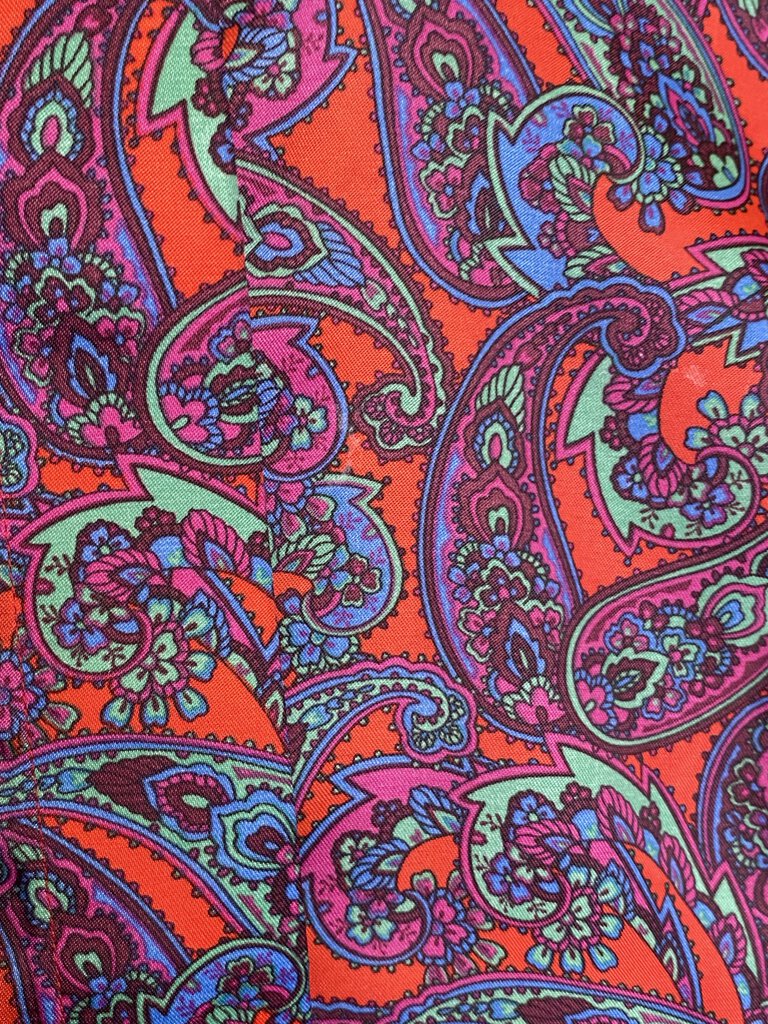 RED BLUE GREEN PAISLEY ELLIE MAY SHIRT