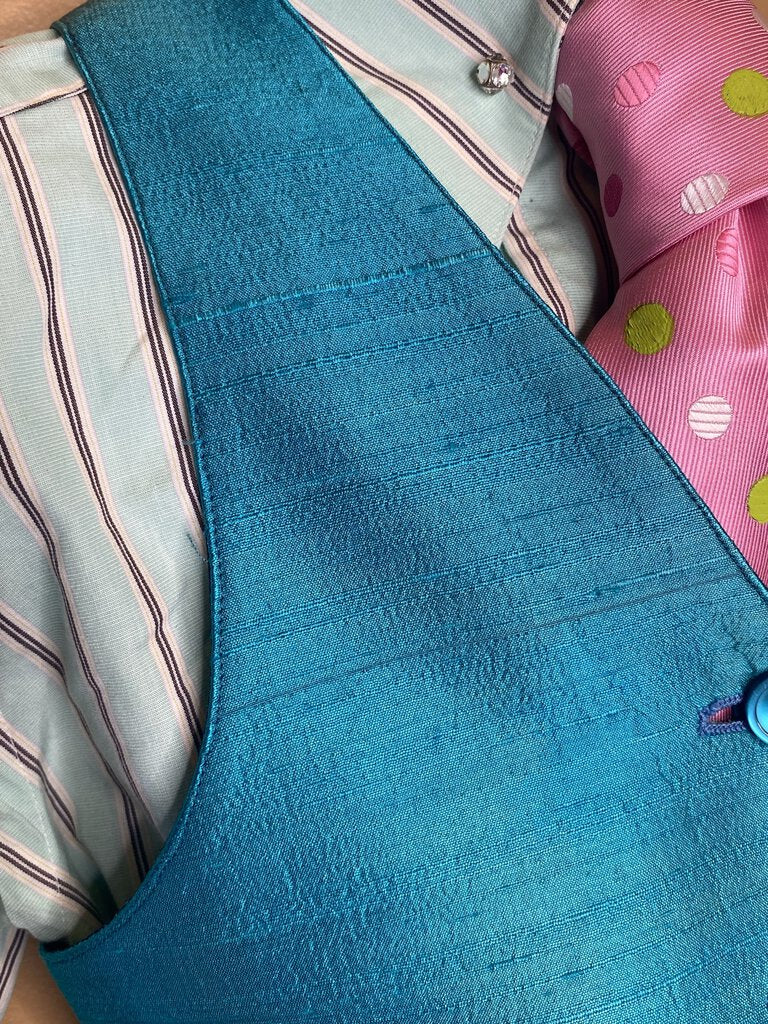 SEAFOAM WITH STRIPE BECKER BROTHERS SHIRT