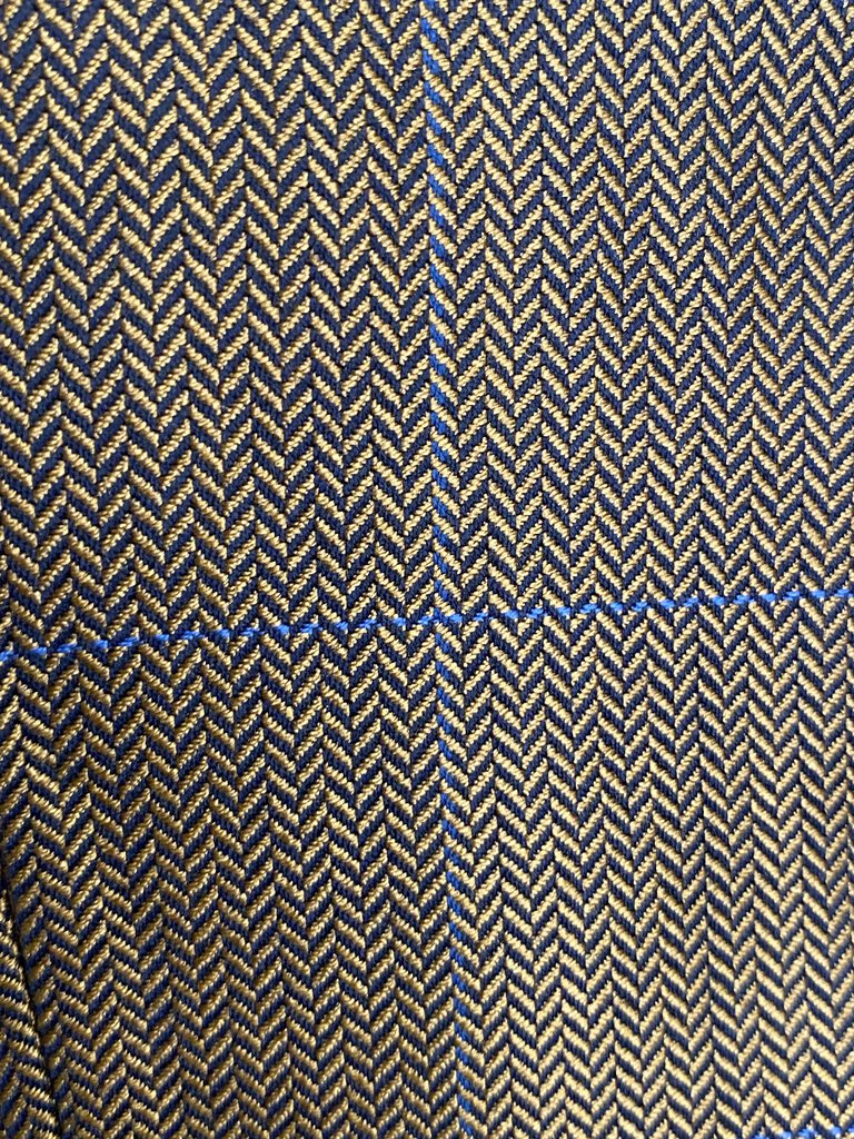 REVERSIBLE BLACK HOUNDSTOOTH/BROWN HERRINGBONE VEST SHOW SEASONS