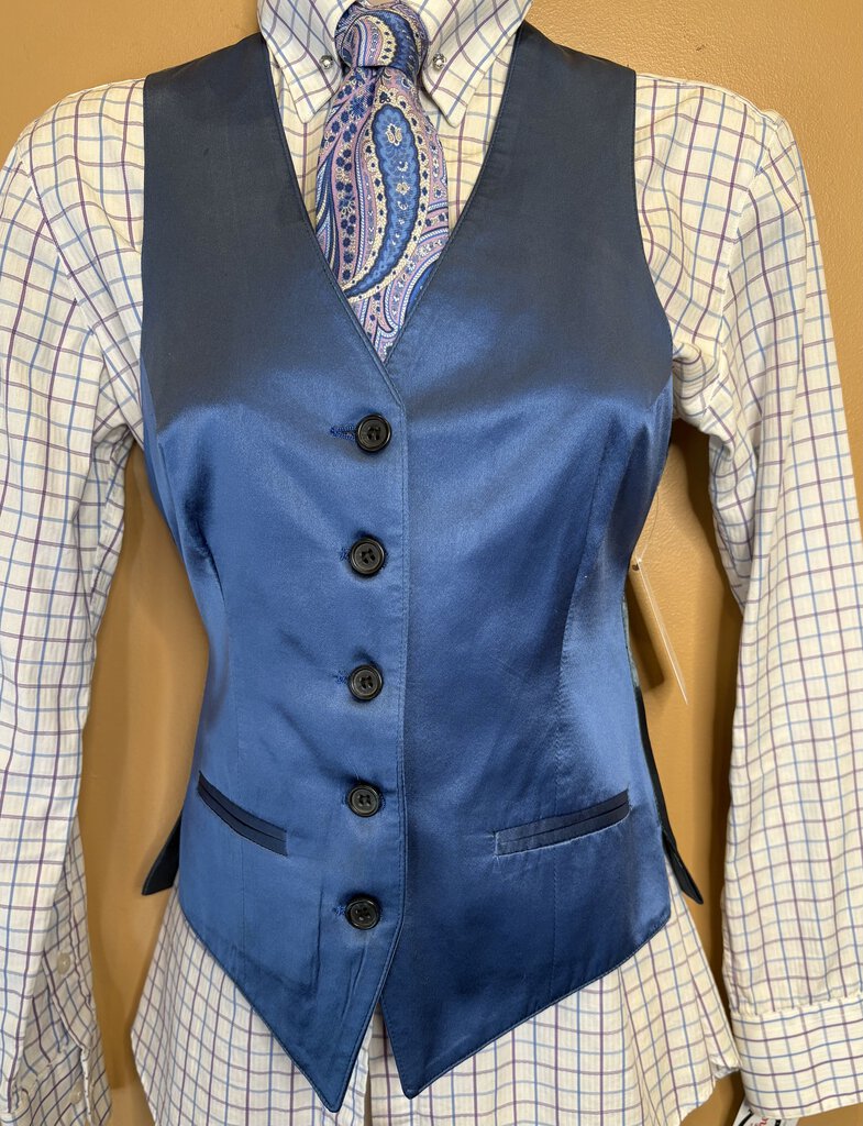 PURPLE AND BLUE CHECK BECKER BROTHERS SHIRT