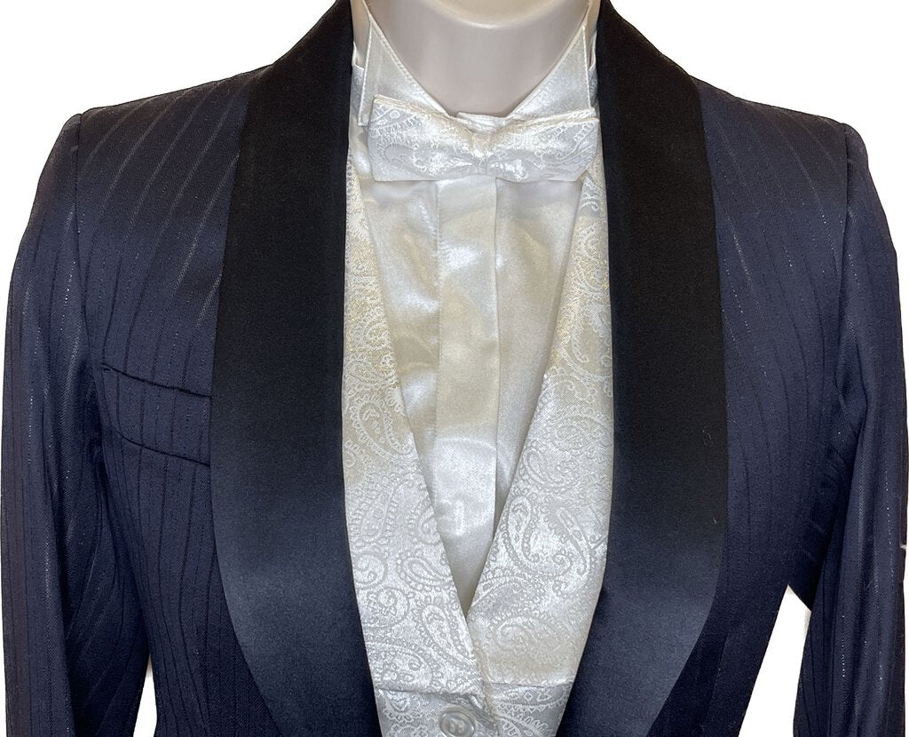 NAVY WITH SILVER SHIMMER ACCENT CM FORMAL