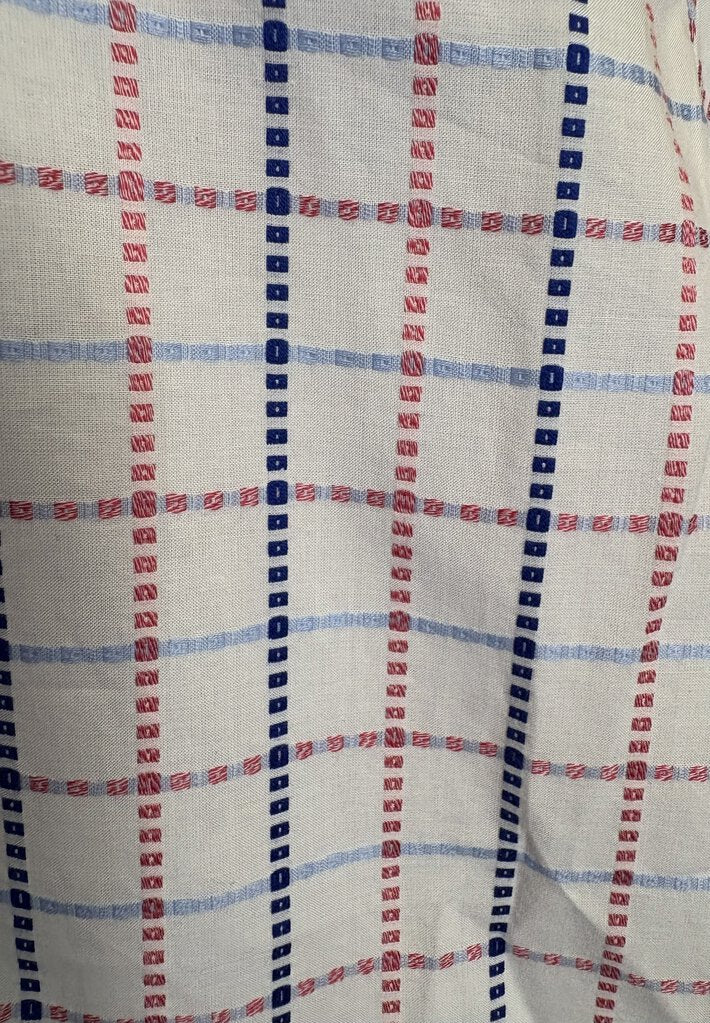 PINK AND BLUE CHECK BETTY BERDINE SHIRT