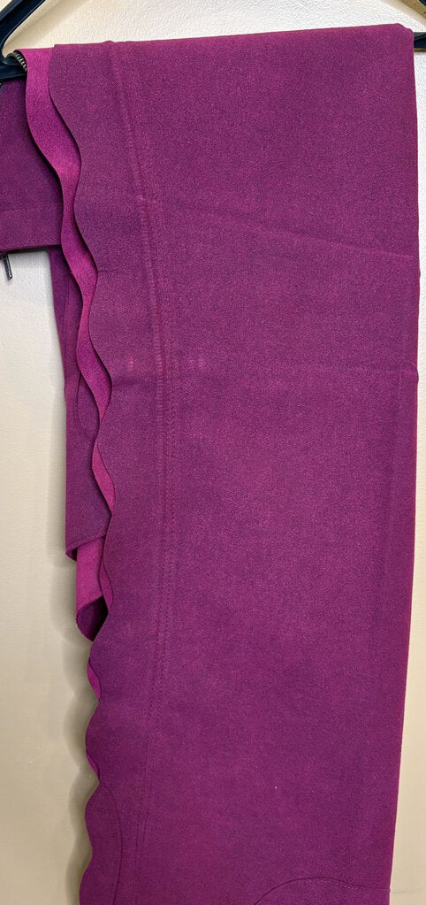 PURPLE WITH PEARL WESTERN JACKET AND MATCHING CHAPS
