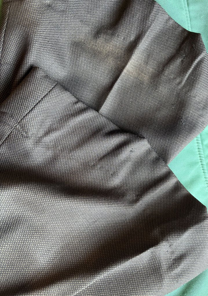 MEN'S BROWN PIN DOT CM SUIT WITH VEST AND 2 PAIR OF JODS