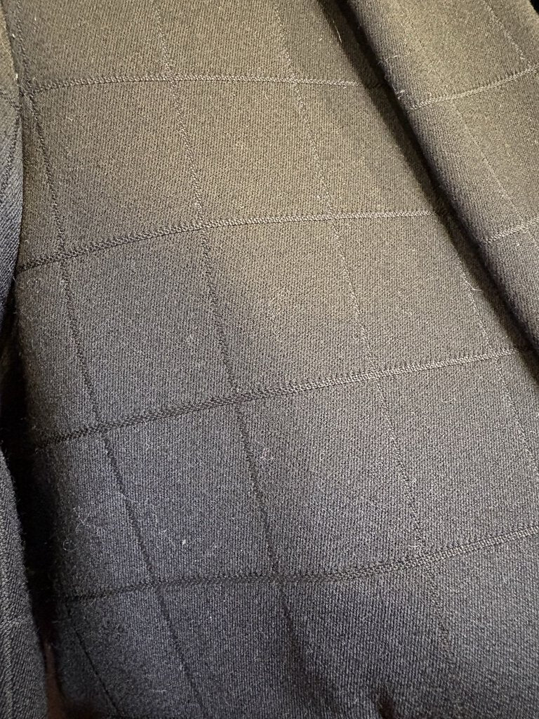 BLACK WINDOWPANE DEREGNAUCOURT SUIT
