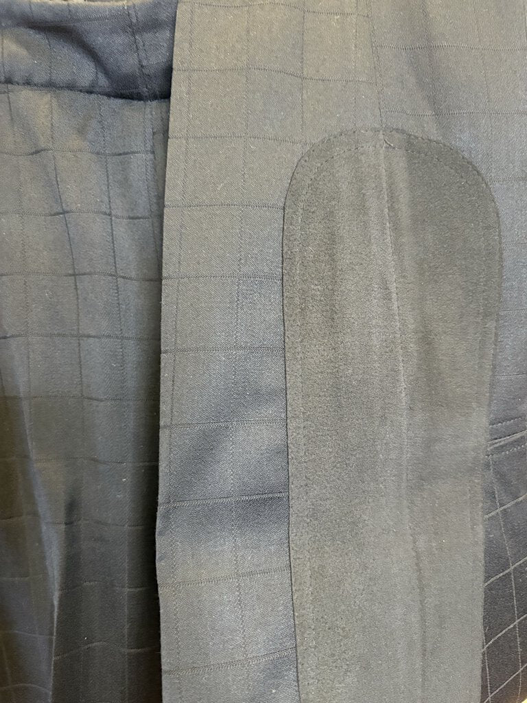BLACK WINDOWPANE DEREGNAUCOURT SUIT