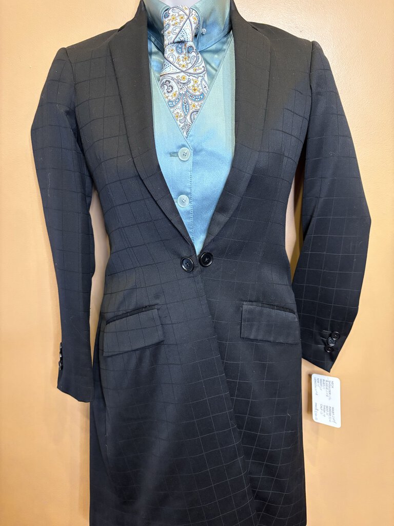 AQUAMARINE SILK VEST/SHIRT COMBO DEREGNAUCOURT