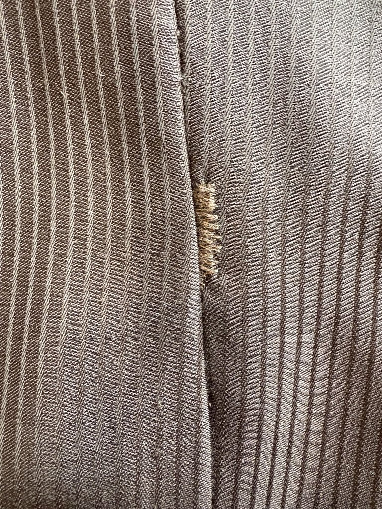 MEN'S BROWN PINSTRIPE BECKER BROTHERS SUIT