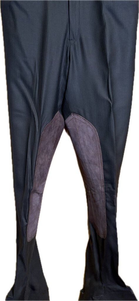 MEN'S BROWN PINSTRIPE BECKER BROTHERS SUIT