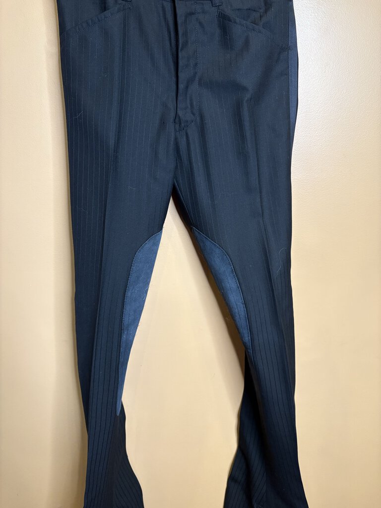 MEN'S FORMAL BLACK PINSTRIPE WITH 2 PAIRS OF JODS