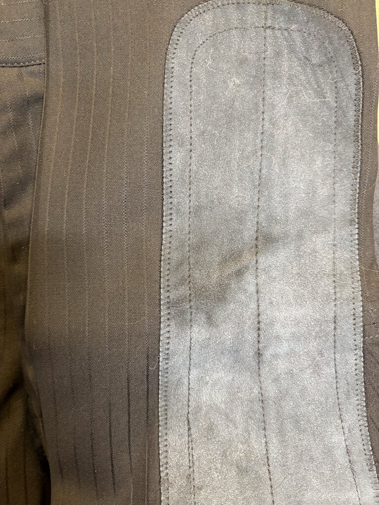 MEN'S FORMAL BLACK PINSTRIPE WITH 2 PAIRS OF JODS