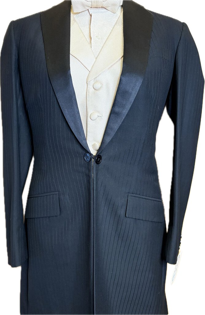 MEN'S FORMAL BLACK PINSTRIPE WITH 2 PAIRS OF JODS