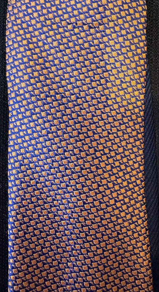 ORANGE AND PURPLE TIE