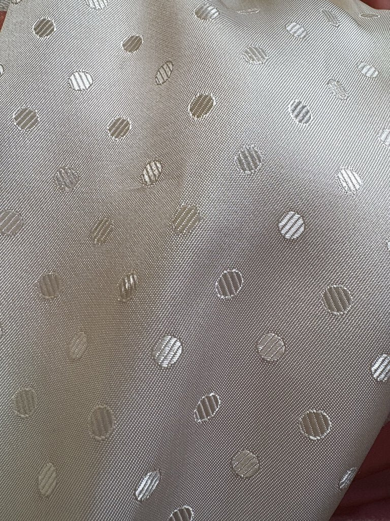 CREAM POLKA DOT SATIN HARTMEYER SHIRT