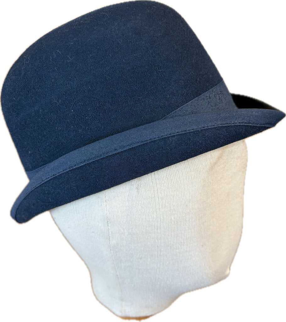 BLUE CUSTOM DYED 6 5/8 B. BROS DERBY