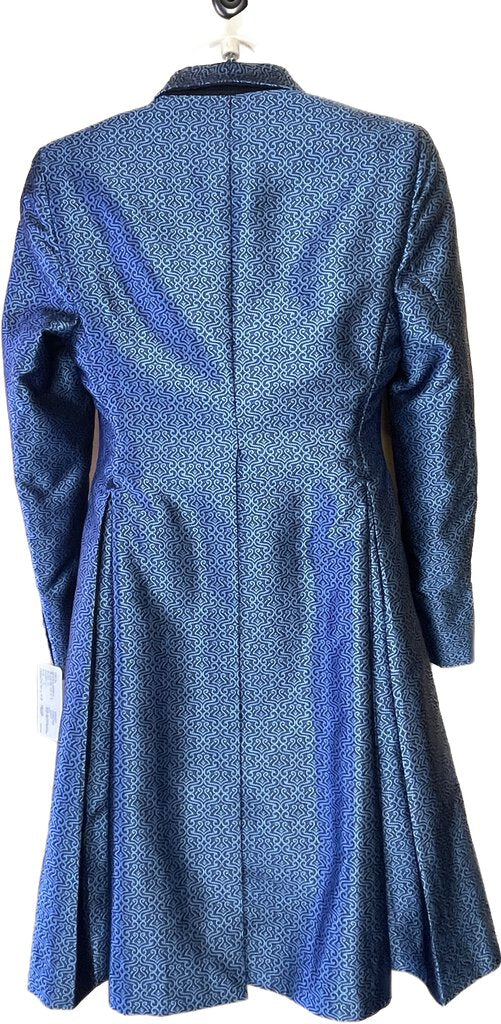BLUE PATTERN DAY COAT BETTY BERDINE