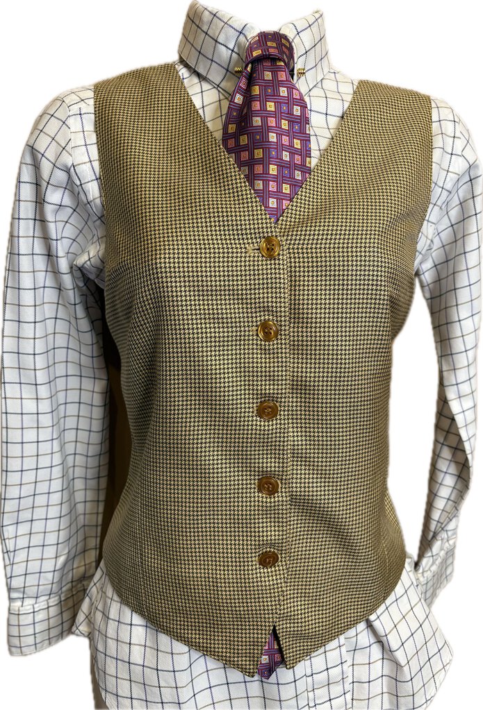 PURPLE, NAVY BROWN CHECK BBRO'S SHIRT