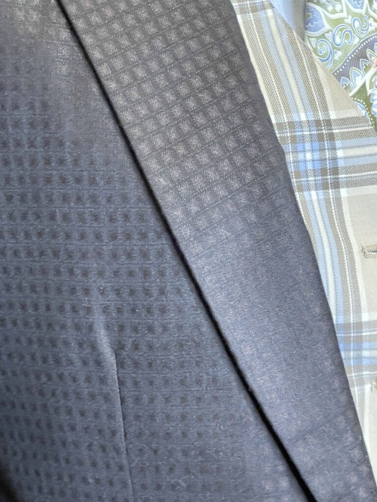 DK. BROWN SQUARE PATTERN BECKER BROTHERS DAY SUIT