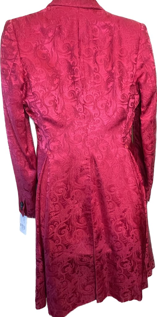 RED PAISLEY HAWKWOOD DAY COAT