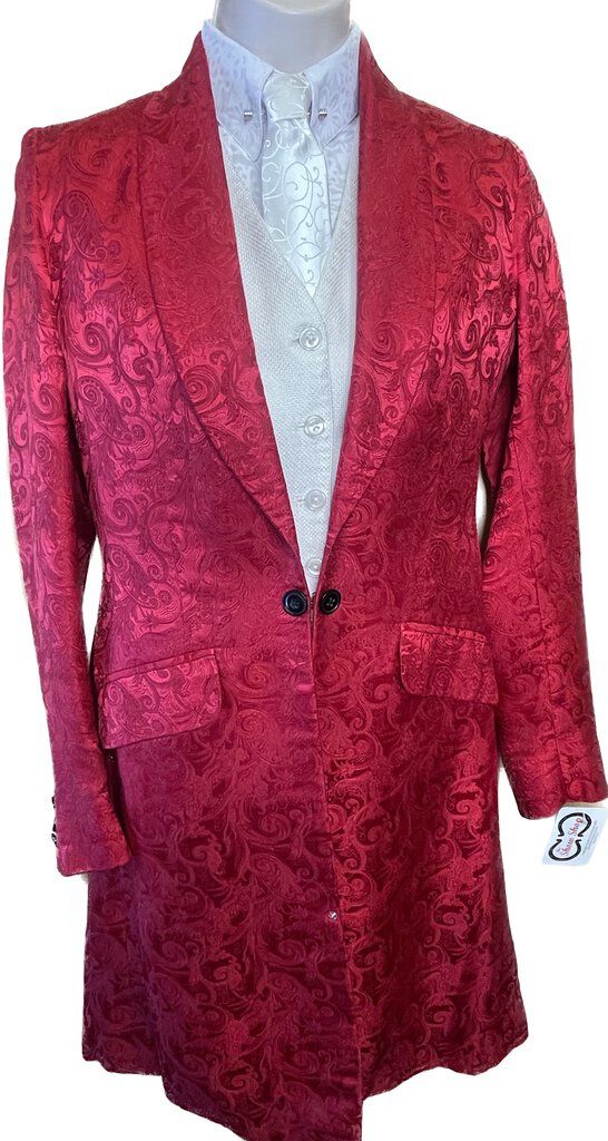 RED PAISLEY HAWKWOOD DAY COAT
