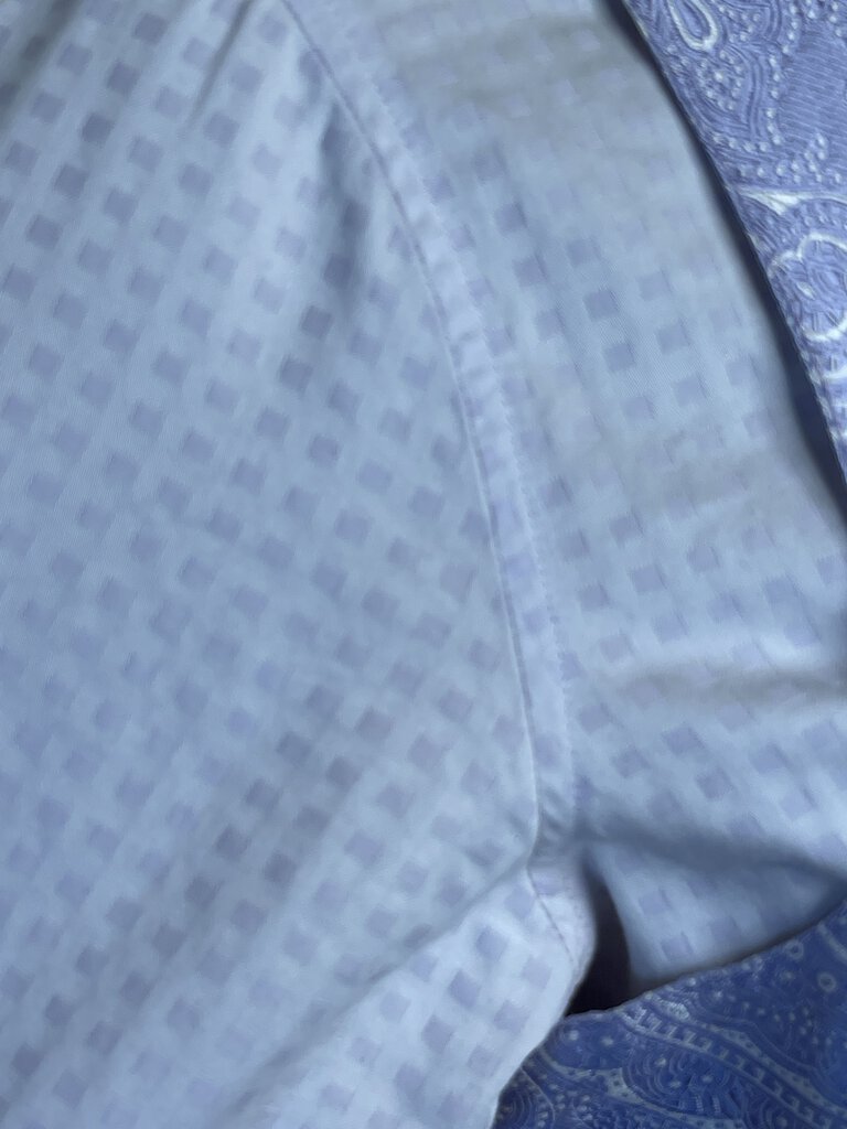 PURPLE SQUARE PATTERN DEREGNAUCOURT SHIRT