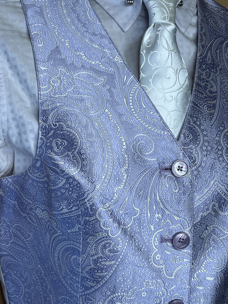 PURPLE PAISLEY DEREGNAUCOURT VEST