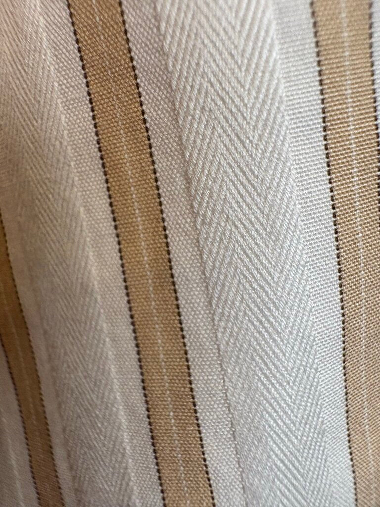 BROWN STRIPE BECKER BROTHERS SHIRT