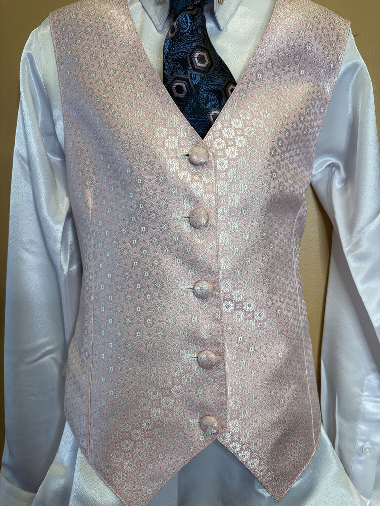 PINK FLOWER STERLING COLLECTION VEST