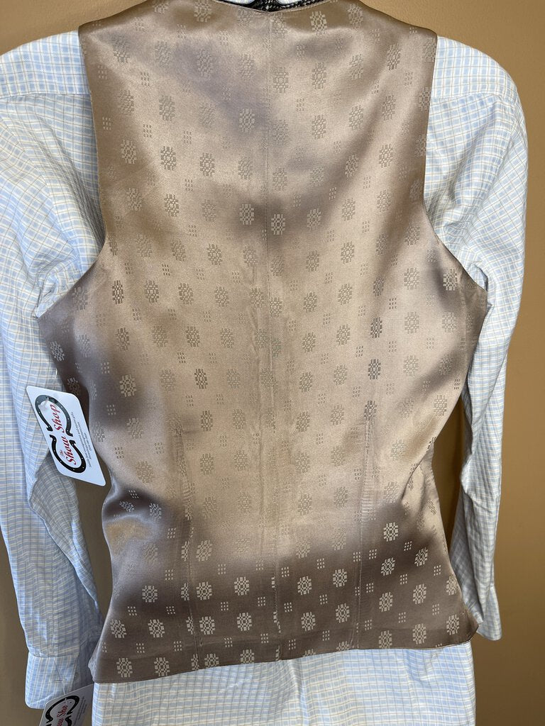 GOLD HERRINGBONE CM VEST