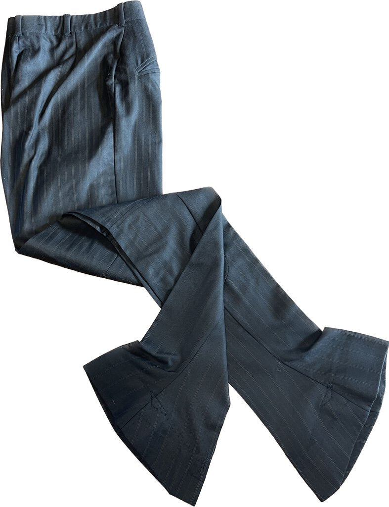 BLACK WITH GOLD STRIPE CM DAY SUIT