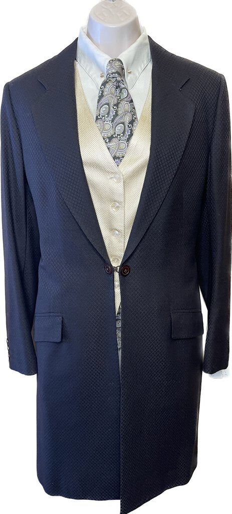 DARK BROWN DIAMOND PATTERN CM DAY SUIT