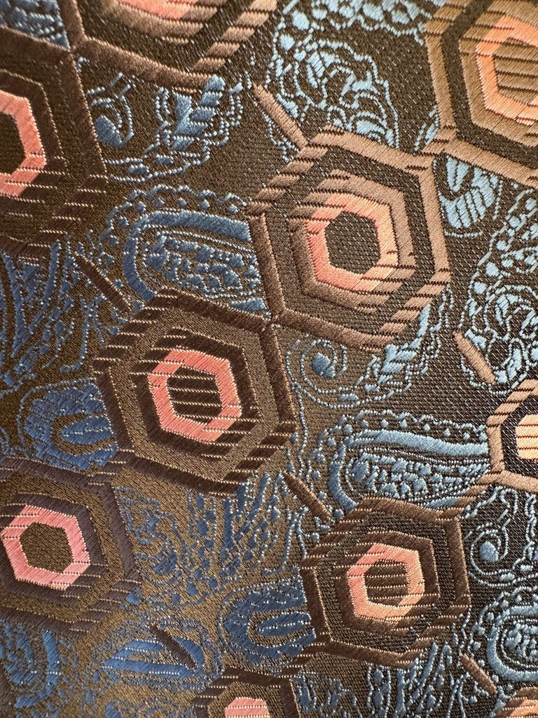 BLUE WITH PINK TIE