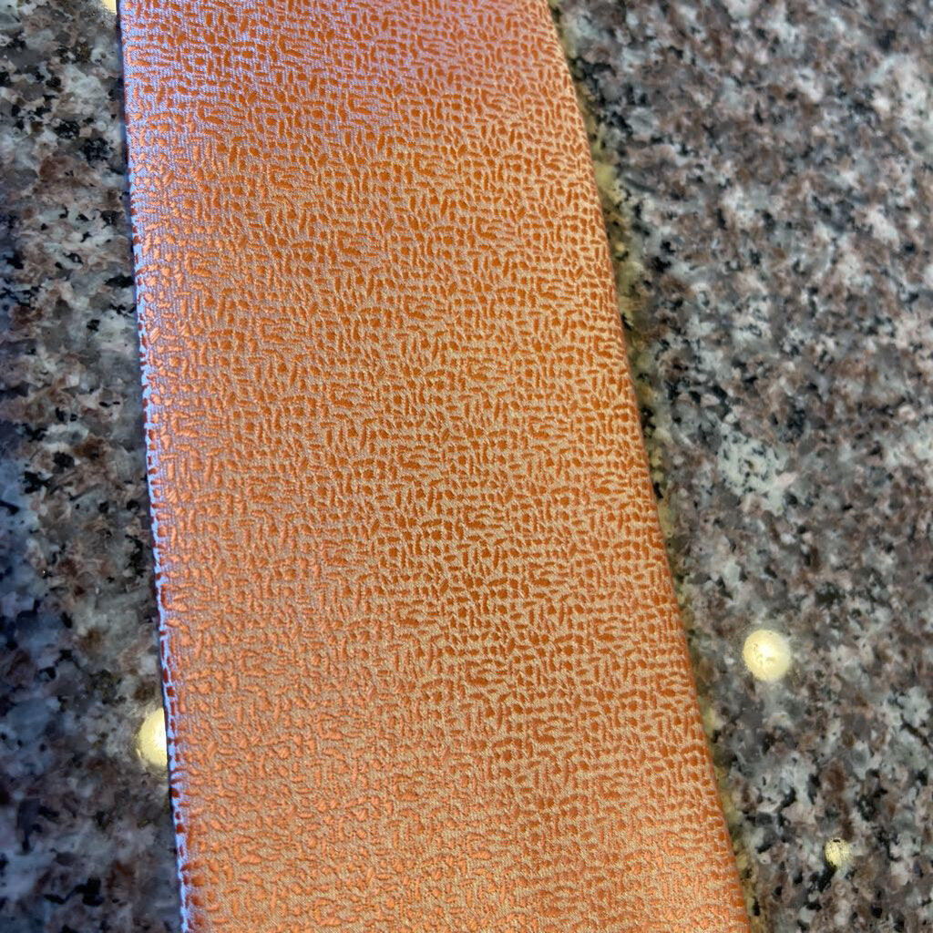 ORANGE PATTERN TIE