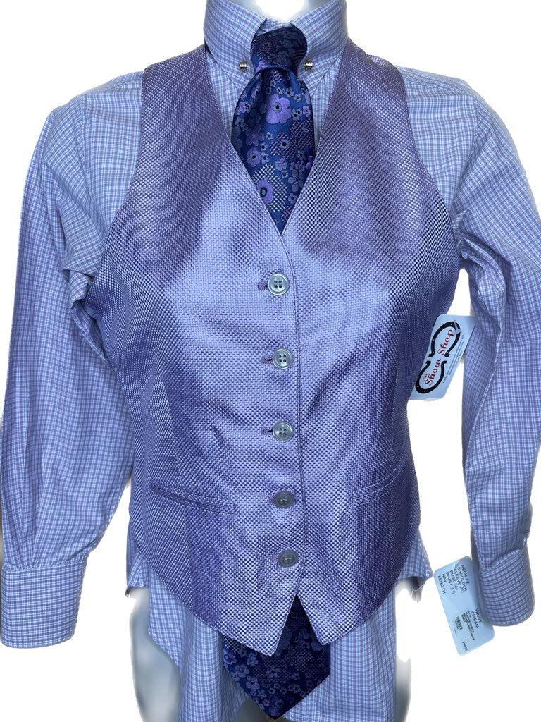 PURPLE CHECK BECKER BROTHERS SHIRT