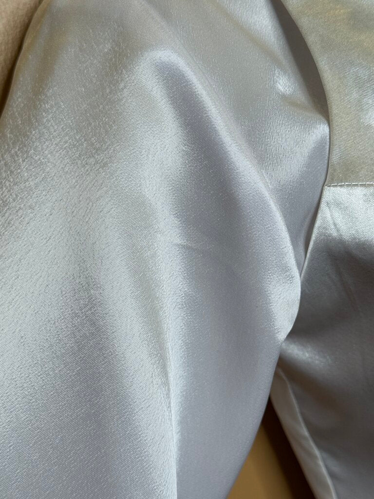 WHITE SATIN FORMAL SHIRT BETTY BERDINE