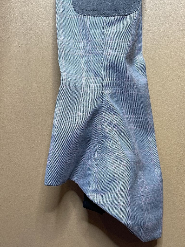 GRAY WITH PINK PLAID MARSHA DEARRIAGA JODS