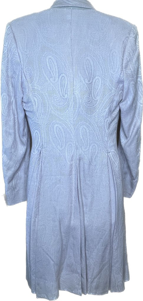 PINK PAISLEY CASHMERE BECKER BROTHERS DAY COAT
