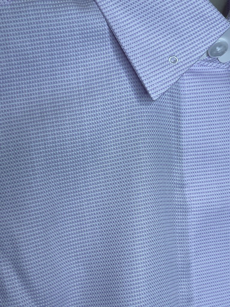 PURPLE PIN DOT BETTY BERDINE SHIRT