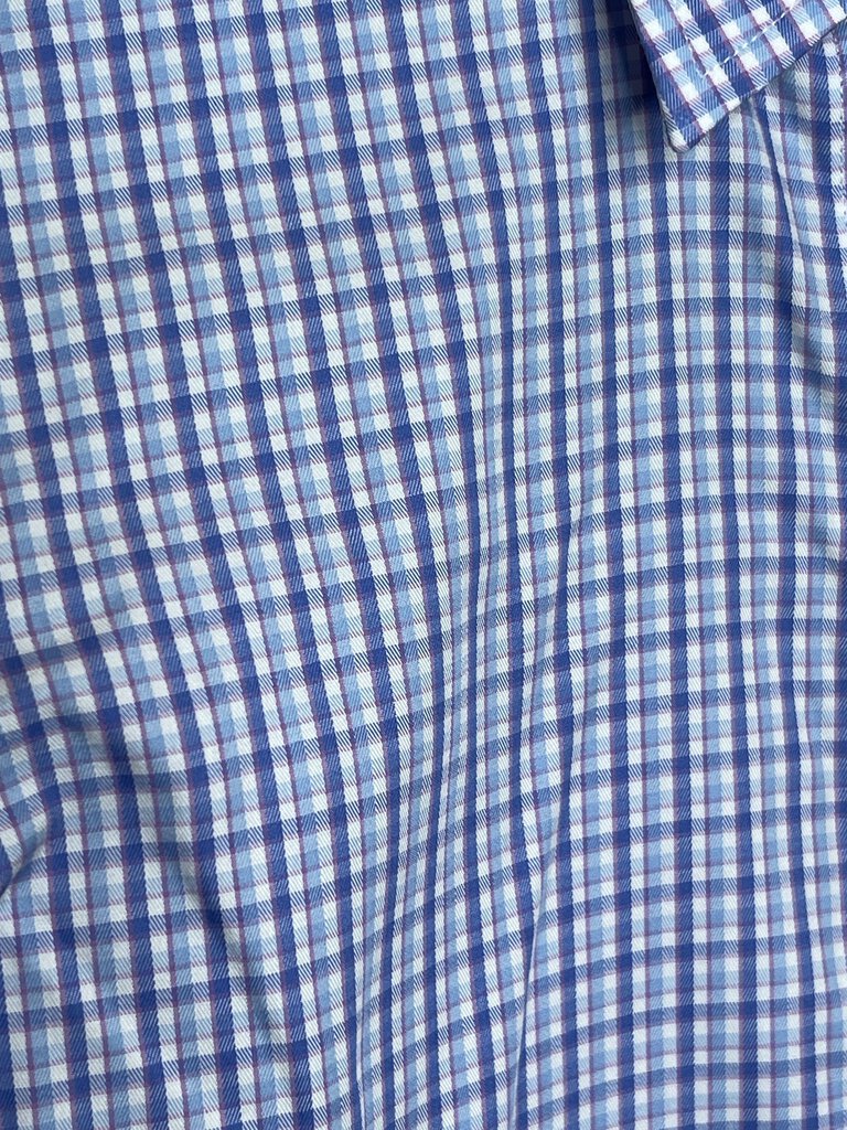 BLUE AND PERIWINKLE BETTY BERDINE SHIRT