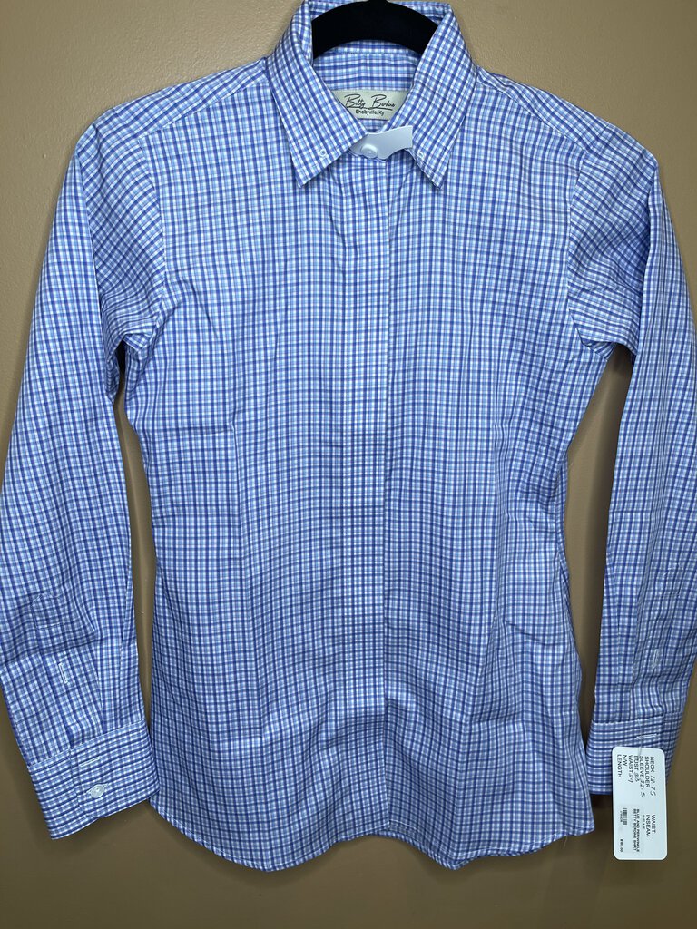 BLUE AND PERIWINKLE BETTY BERDINE SHIRT